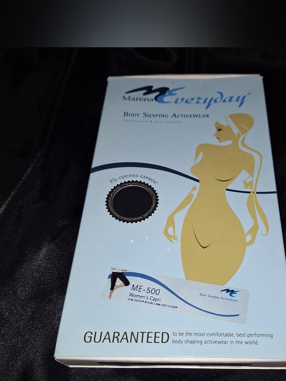 New Marena Shapewear~Compression~Recovery~Capri~Shaping~Cool Max~Small